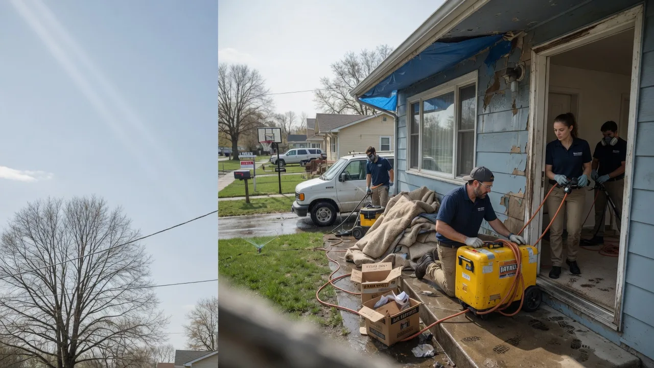 Basement Flood Cleanup in Easton, KS near me